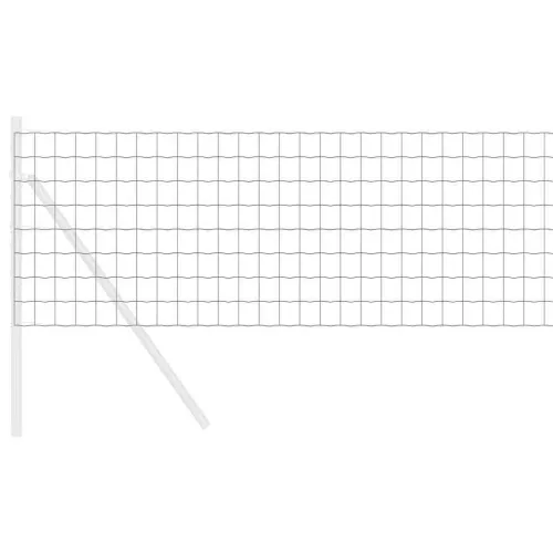 Euro ograda 0,4 x 50 m Željezo prekriveno PVC-om Siva - Siva 50 x 0,4 m 77 x 64 mm Cijena
