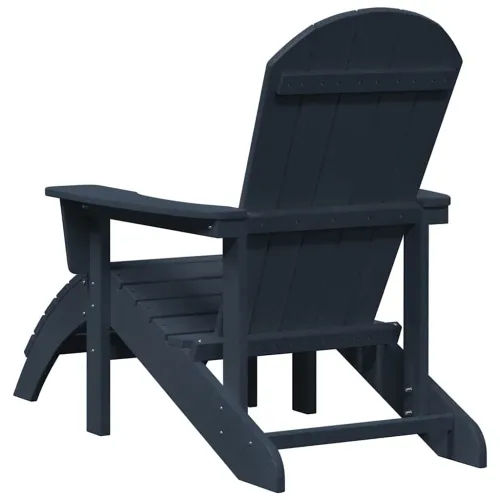 Adirondack stolica Mornarsko plava HDPE - Modra s podnožjem Cijena