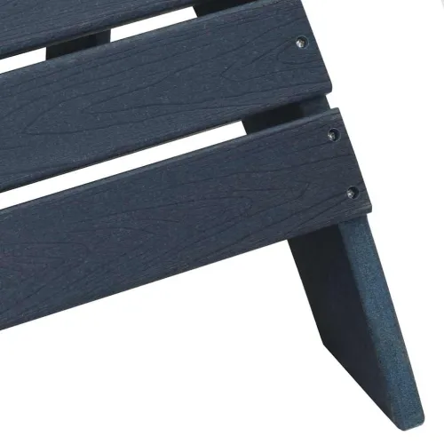 Adirondack stolica Mornarsko plava HDPE - Modra s podnožjem Cijena
