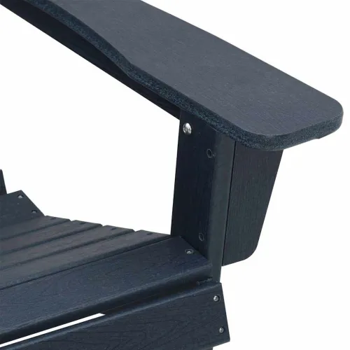 Adirondack stolica Mornarsko plava HDPE - Modra s podnožjem Cijena