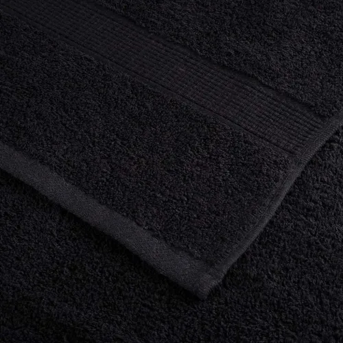 Ručnik za Goste SOLUND 25 kom. Crna 100 x 150 cm 550 gsm - Crna 100 x 150 cm 25 Cijena