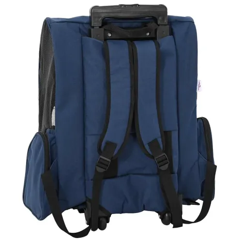Kolica za kućne ljubimce 3-u-1 Dizajn Plava 48x32x(57-106) cm Oxford tkanina - Plava 48 x 32 x 57 cm Cijena
