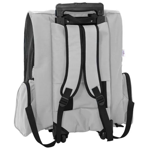 Kolica za kućne ljubimce 3-u-1 Dizajn Siva 48x32x(57-106) cm Oxford tkanina - Siva 48 x 32 x 57 cm Cijena