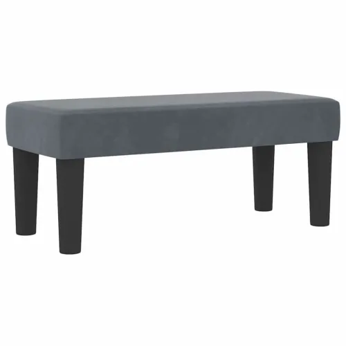 Box spring krevet Tamno siva 190 x 90 cm Baršun - Tamno siva 90 x 190 cm Kristal s dugmadima Cijena