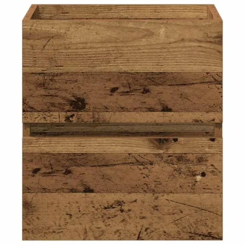 Kupaonski ormarić za sudoper Crni hrast 80 x 39 x 62 cm - Staro drvo 41 x 38,5 x 45 cm bez slavine Cijena