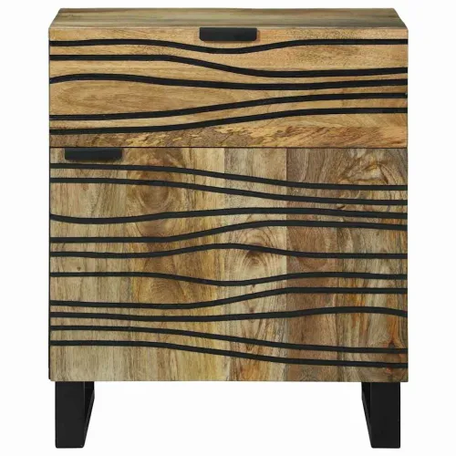 Noćni ormar Prirodna 50 x 33 x 60 cm Konstruirano drvo - Prirodna Cijena