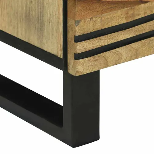 Noćni ormar Prirodna 50 x 33 x 62 cm Konstruirano drvo - Prirodna Cijena