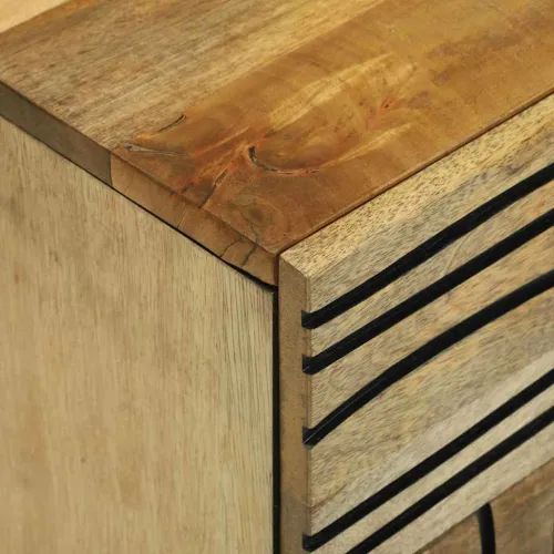 Noćni ormar Prirodna 50 x 33 x 60 cm Konstruirano drvo - Prirodna Cijena