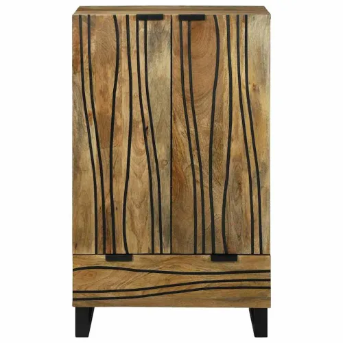 Kuhinjski ormarić Smeđa 60 x 33 x 100 cm masivno drvo manga - Prirodna Cijena