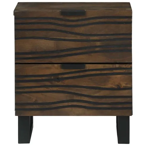 Noćni ormar 2 kom. Orah 40 x 33 x 46 cm Konstruirano drvo - Orah 2 Cijena