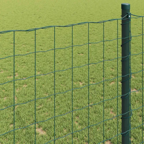 Euro ograda 0,6 x 50 m Željezo prekriveno PVC-om Zelena - Zelena 50 x 0,6 m 77 x 64 mm Cijena