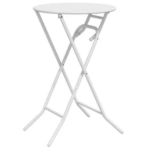 Stol za vrt Bijelo 50 x 50 x 72 cm Metal - Bijelo Cijena