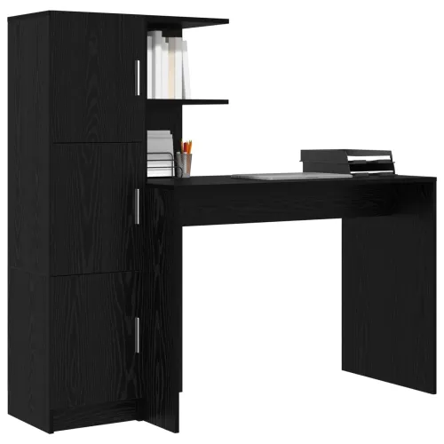 Stol Crni hrast 133.5 x 50 x 124 cm 2 kom. - Crni hrast Cijena