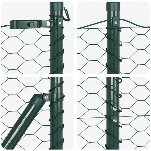 Sukladni osnovni dodatak za hexagonalnu ogradu 50 x 1 m Zelena - 50 x 1 m (mreža 36 mm) Zelena Cijena
