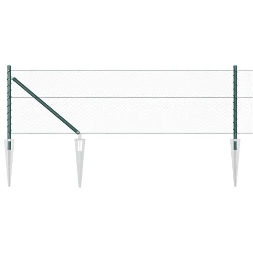 Heksagonalna ograda s stubom 10 x 0,6 m Čelik premazan PVC-om - 10 x 0,6 m (mreža 13 mm) Zelena Cijena