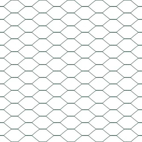 Heksagonalna ograda s stubom 10 x 1,2 m Čelik premazan PVC-om - 10 x 1,2 m (25 mm mreža) Zelena Cijena