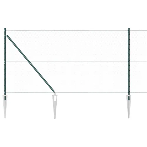 Heksagonalna ograda s stubom 10 x 1,2 m Čelik premazan PVC-om - 10 x 1,2 m (25 mm mreža) Zelena Cijena