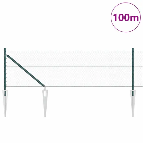 Heksagonalna ograda s stubom 100 x 0,6 m Čelik premazan PVC-om - 100 x 0,6 m (mreža 13 mm) Zelena Cijena