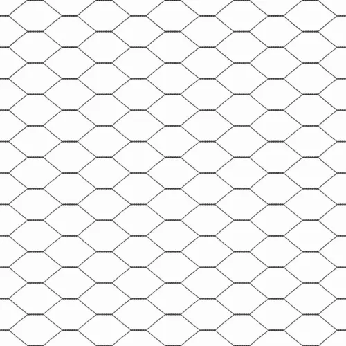 Heksagonalna ograda s stubom 10 x 1,4 m Čelik premazan PVC-om - 10 x 1,4 m (mreža od 25 mm) Siva Cijena