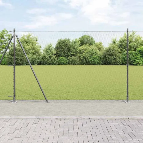 Heksagonalna ograda s betonskom osnovom 10 x 1,4 m Siva Mreža - 10 x 1,4 m (mreža od 25 mm) Siva Cijena