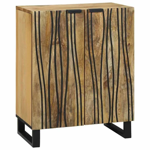 Kreveta Prirodna 60 x 33,5 x 75 cm Čvrsto drvo manga - Prirodna Cijena