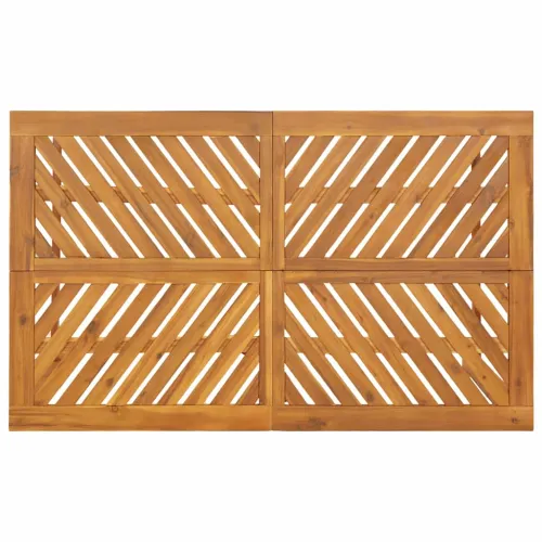 Vrtni set za objed 3 kom. Smeđa Čvrsto drvo akacije - 150 cm 2x klupa (180 cm) + 2x stolica + stol Cijena