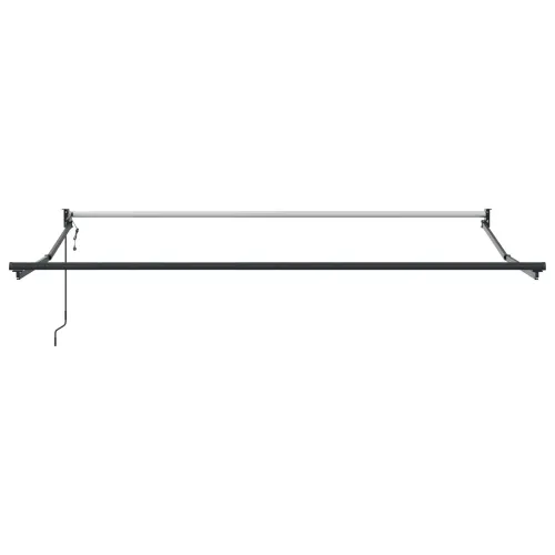 Povlačiva tenda Crna 300 x 250 x 165 cm Poliester i metal - Crna 3 x 2,5 m s antracitnim okvirom Cijena
