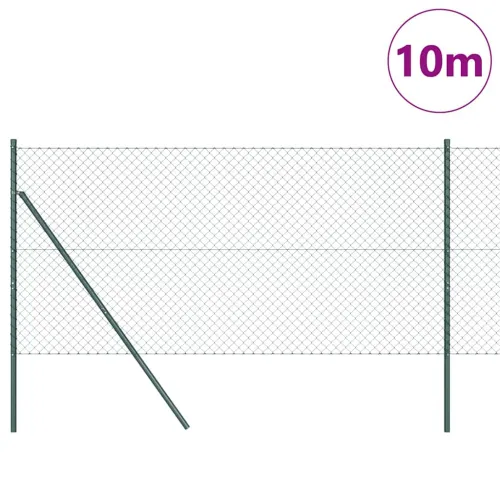 Lančana Ograja za Fiksiranje na Teren 10 x 1,2 m Zelena Mreža - 10 x 1,2 m (40 x 40 mm mrežica) Zelena Fiksacija na tlo Cijena
