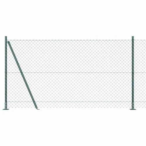 Ograde od lanca s betonskom podlogom 10 x 1,2 m Zelena Mreža - 10 x 1,2 m (40 x 40 mm mrežica) Zelena Betonska baza fiksacija Cijena