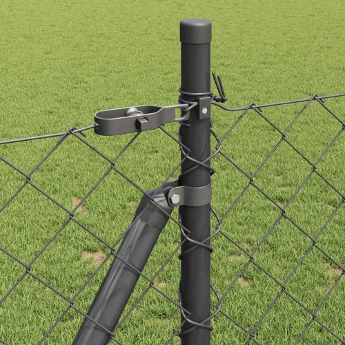 Ograde od lanca s betonskom podlogom 10 x 1 m Siva Mreža - 10 x 1 m (60 x 60 mm mreža) Siva Betonska baza fiksacija Cijena