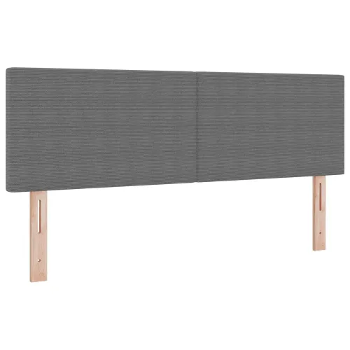 LED glava kreveta Svijetlo siva 144 cm Kordura tekstil - Svjetlosiva 140 cm Nizak uzglavlju Cijena