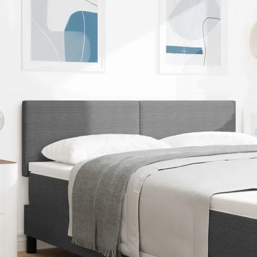LED glava kreveta Svijetlo siva 144 cm Kordura tekstil - Svjetlosiva 140 cm Nizak uzglavlju Cijena