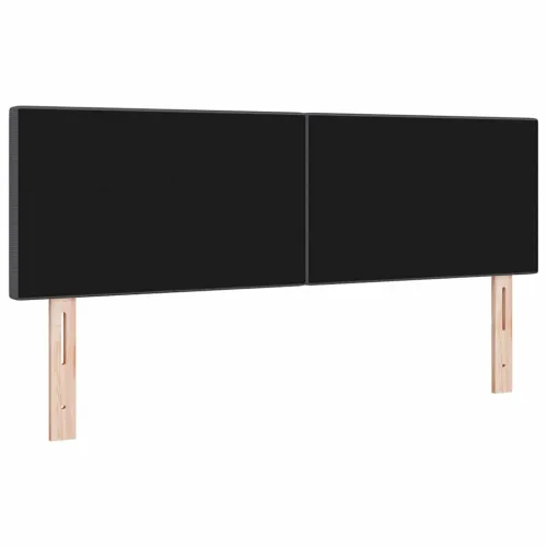 LED glava kreveta Tamno siva 144 cm Kordura tekstil - Tamno siva 140 cm Nizak uzglavlju Cijena