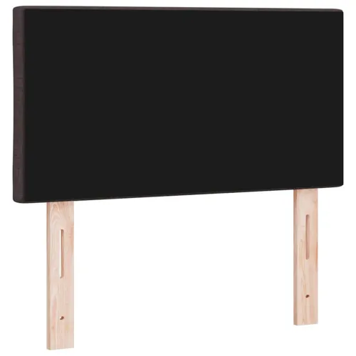 LED glava kreveta Smeđa tkanina - Tamno smeđa 80 cm Nizak uzglavlju Cijena