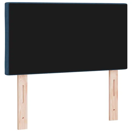 LED glava kreveta Plava tkanina - Plava 80 cm Nizak uzglavlju Cijena