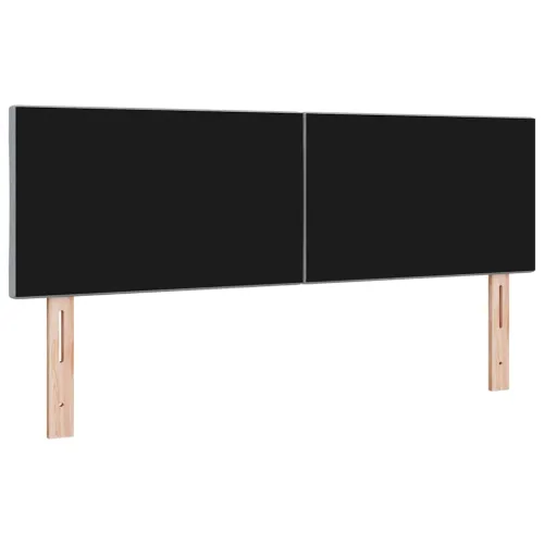LED glava kreveta Svijetlo siva tkanina - Svjetlosiva 160 cm Nizak uzglavlju Cijena