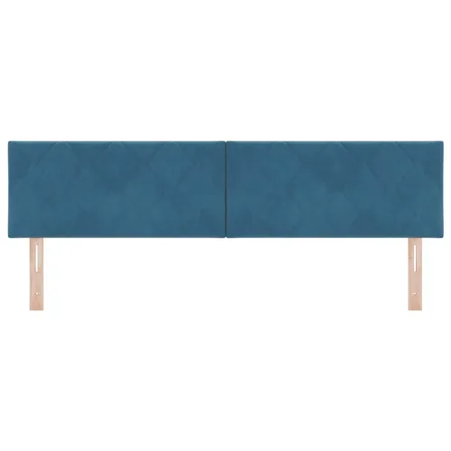 LED glava kreveta Tamno plava 180 cm Baršun - Tamno plava 180 cm Nizak uzglavlju Cijena