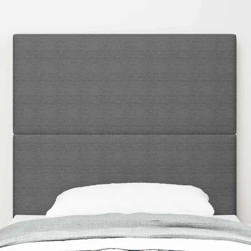 LED glava kreveta Svijetlo siva 80 cm Kordura tekstil - Svjetlosiva 80 cm Visoki uzglavlje Cijena