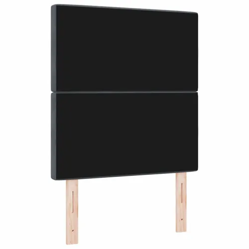 LED glava kreveta s LED trakama Tamno siva 80 cm Baršun - Tamno siva 80 cm Visoki uzglavlje Cijena