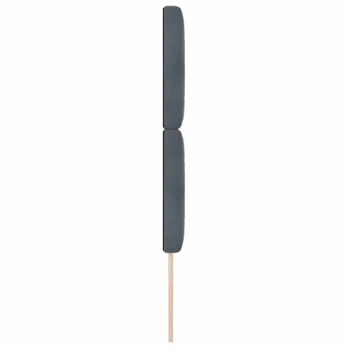 LED glava kreveta s LED trakama Tamno siva 80 cm Baršun - Tamno siva 80 cm Visoki uzglavlje Cijena