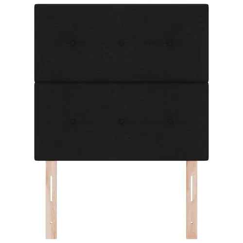LED glava kreveta s LED trakama s uzglavljem Crna 80 cm tkanina - Crna 80 cm Visoki uzglavlje Cijena