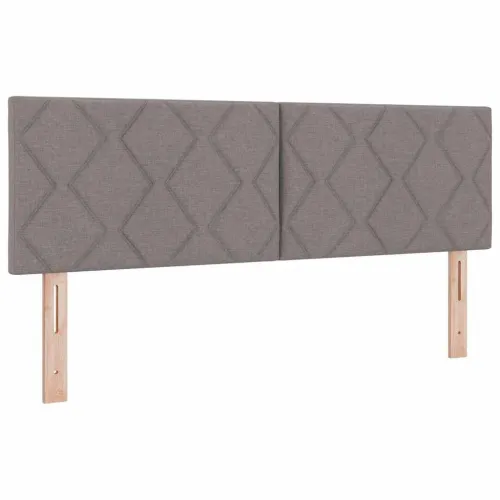 Box spring krevet Sivo-smeđa 200 x 160 cm tkanina - Sivo-smeđa 160 x 200 cm Dizajn s rombovima Cijena