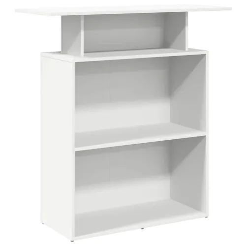 Recepcijski stol Bijeli 100x40x104 cm Inženirsko drvo - Bijela Bijela Cijena
