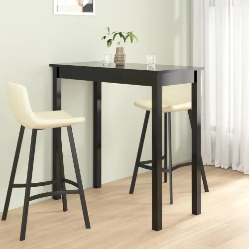 Barski stol MDF crni 115 x 55 x 107 cm  - 1 155 cm Cijena