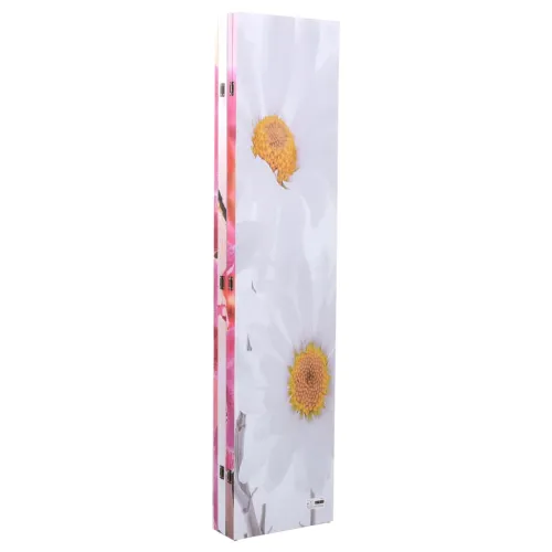 Paravan - Sklopiva sobna pregrada s uzorkom cvijeća 200 x 170 cm  - Ružičasta 5 Cijena