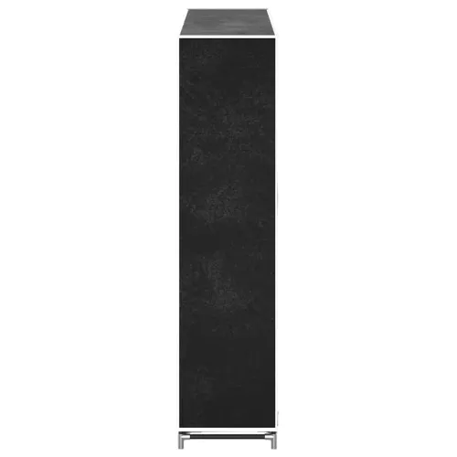 Ormarić za Cipele s Pokrovom od Tkanine 115 x 28 x 110 cm Crni - Crna Cijena