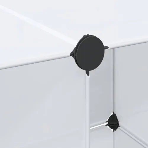 Modularni ormarić s 9 odjeljaka 109x36,5x143 cm bijeli  - Bijela 1 1 9 odjeljka Cijena