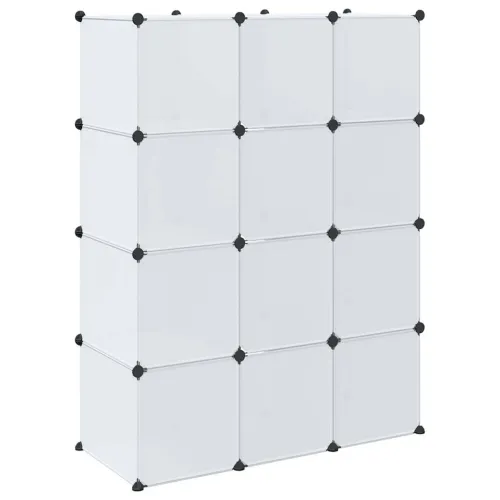 Modularni ormarić s 9 odjeljaka 109x36,5x143 cm bijeli  - Bijela 1 1 9 odjeljka Cijena