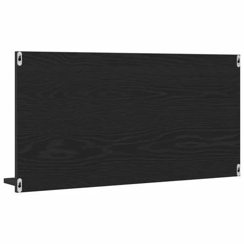Ormarić za kupaonsko ogledalo crni hrast 90x11x45 cm inženjerski drvo - Crni hrast Cijena