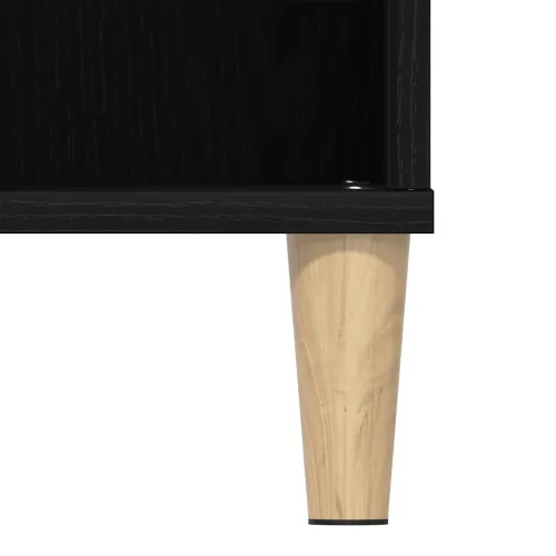 Ormarić za Lavabo - Umivaonik crni hrast 80x33x60 cm inženjerski drvo - Crni hrast Cijena